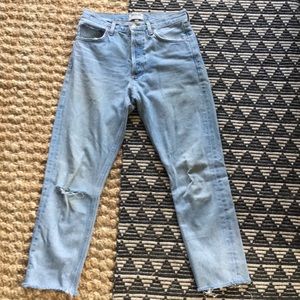Distressed Agolde jeans